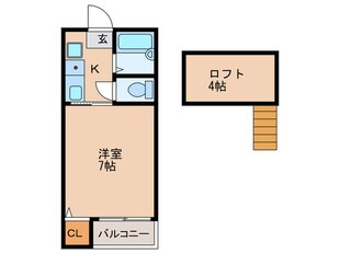 コモド天神南の物件間取画像